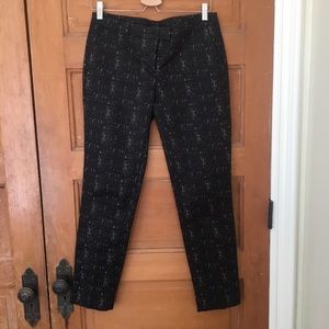LAST CHANCE Cynthia Rowley Printed Skinny Trousers